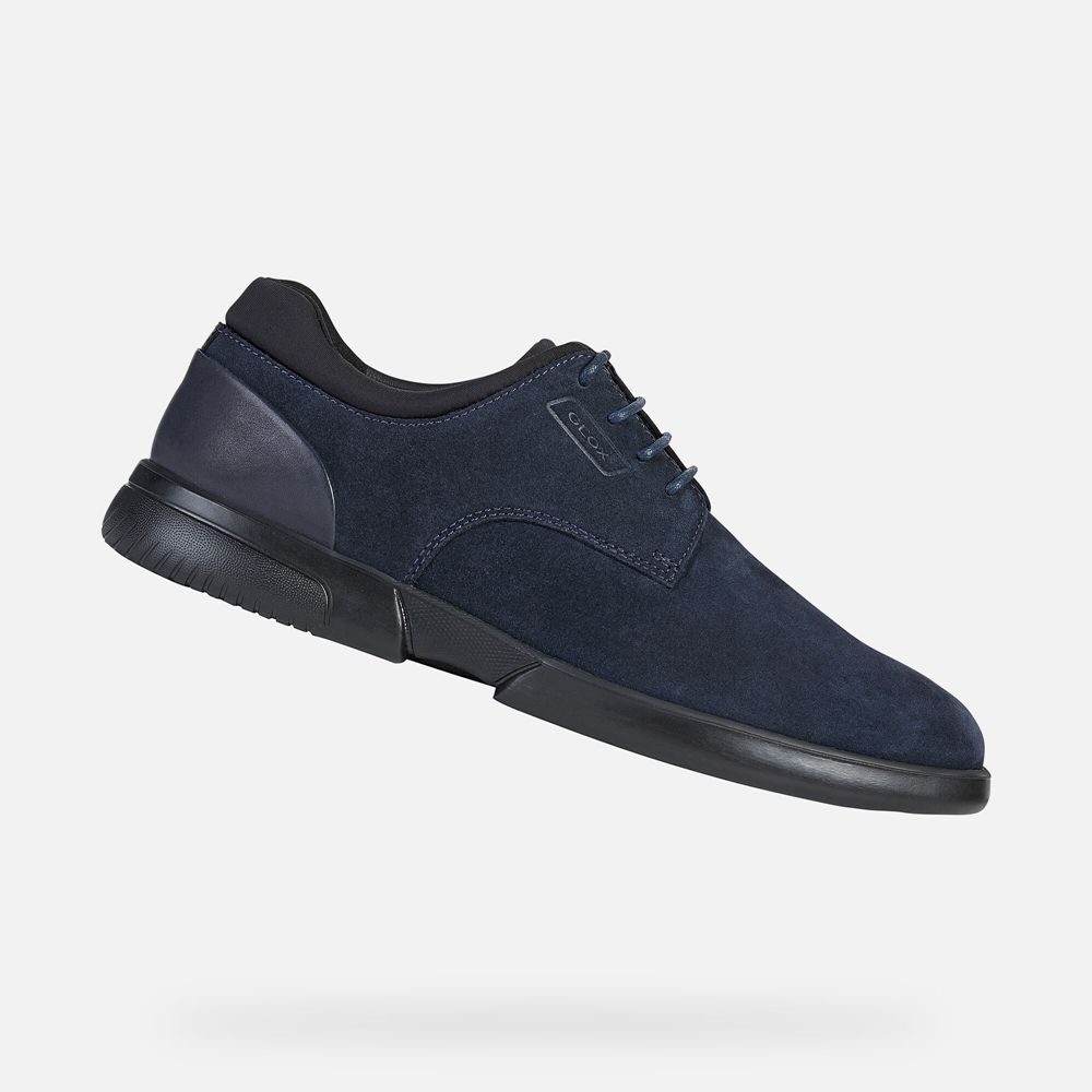 Geox Casual Shoes Navy Smoother - Geox Mens Shoes - QFWBZH406